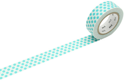 mt Masking Tape 1P"Dot Soda" Washi Masking Tape - Soda