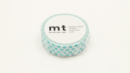 mt Masking Tape 1P"Dot Soda" Washi Masking Tape - Soda