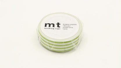 mt Masking Tape 1P "Border Kiwi" Washi Masking Tape - Kiwi