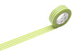 mt Masking Tape 1P "Border Kiwi" Washi Masking Tape - Kiwi