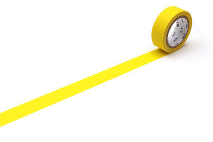 MT Washi Masking Tape - Matte Yellow - 1 Roll