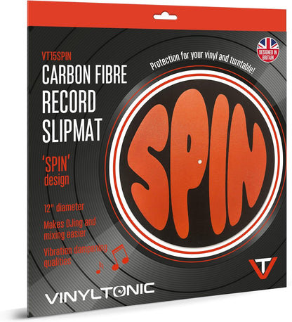 Vinyl Tonic Carbon Fibre Record Slipmat Spin