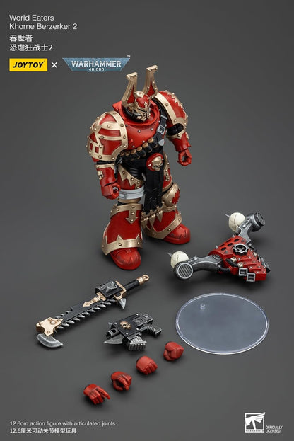 JoyToy Warhammer 40k: World Eaters Khorne Berzerker 2 1:18 Scale Action Figure