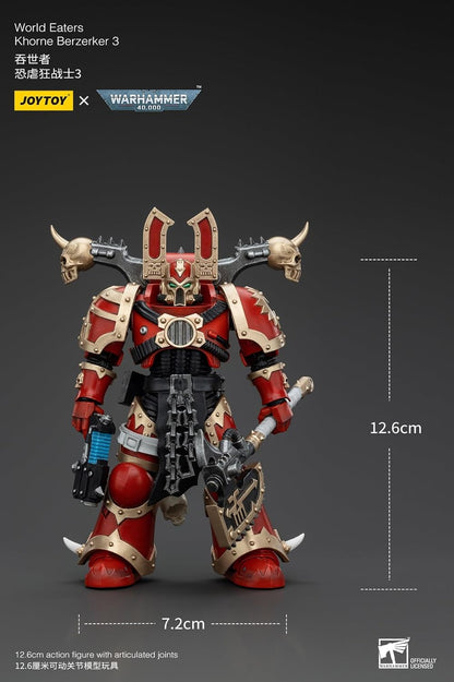 JoyToy Warhammer 40k: World Eaters Khorne Berzerker 3 1:18 Scale Action Figure