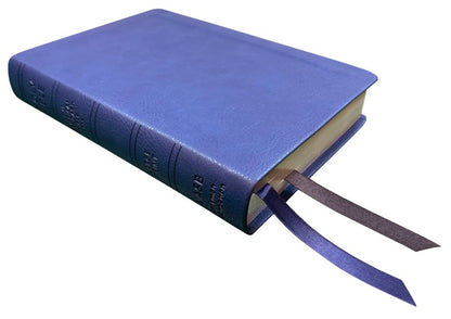 NASB Large Print Compact Bible, Blue, Leathertex, 2020 text