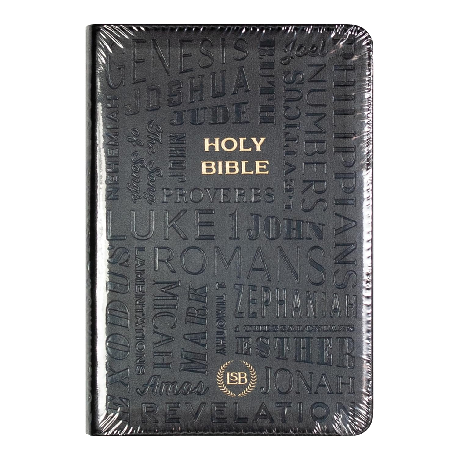 LSB Compact Bible, Black 66 Books Gold