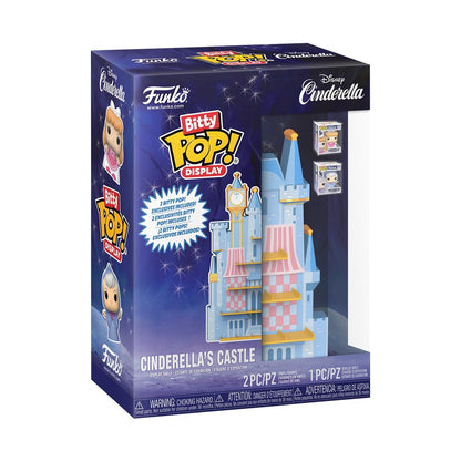 Bitty POP! Display: Cinderella's Castle - 0.9 Inch (2.2 Cm) Collectable - Stackable Display Shelf Included - Gift Idea - Party Bags Stocking