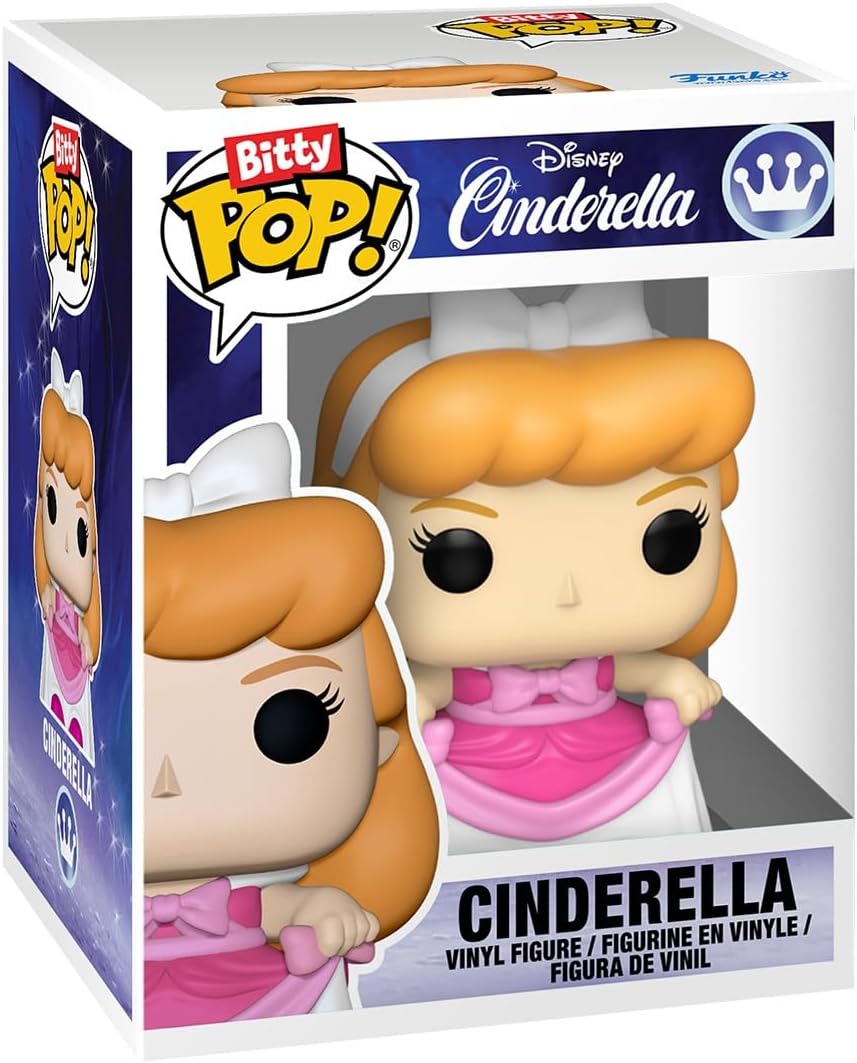Bitty POP! Display: Cinderella's Castle - 0.9 Inch (2.2 Cm) Collectable - Stackable Display Shelf Included - Gift Idea - Party Bags Stocking