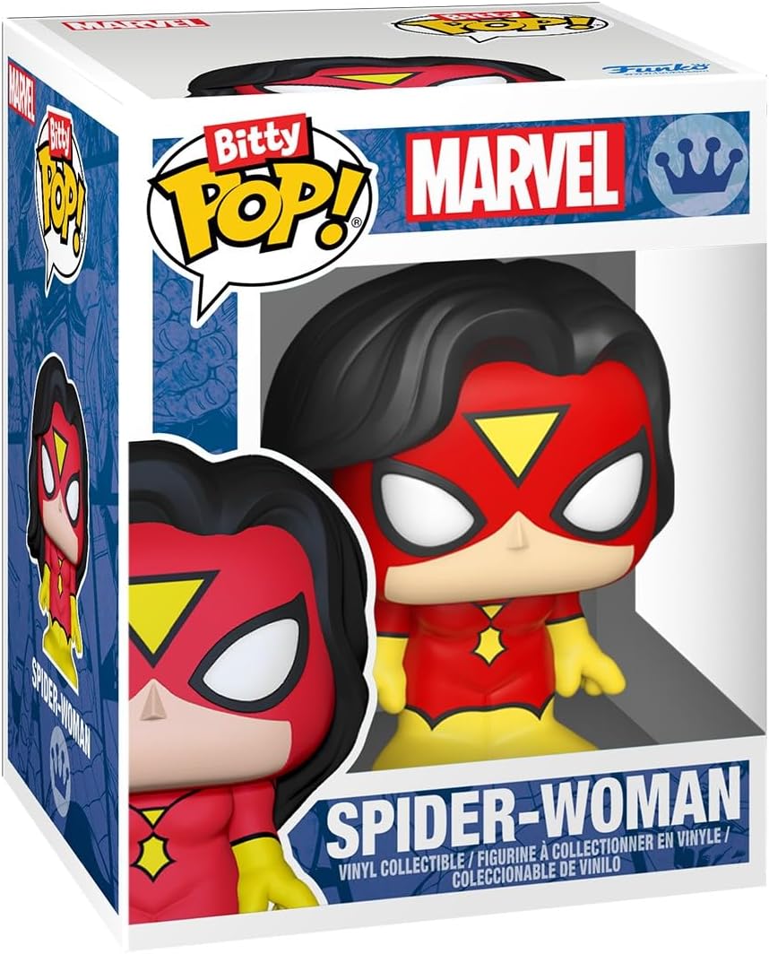 Bitty POP! Display: Spider-Man Web - 0.9 Inch (2.2 Cm) Collectable - Stackable Display Shelf Included - Gift Idea - Party Bags Stocking