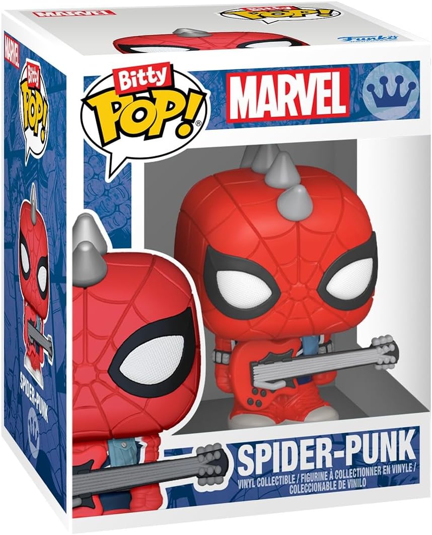 Bitty POP! Display: Spider-Man Web - 0.9 Inch (2.2 Cm) Collectable - Stackable Display Shelf Included - Gift Idea - Party Bags Stocking