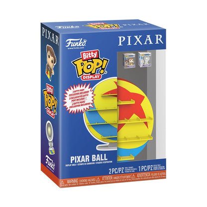 Bitty POP! Display: Pixar Ball - 0.9 Inch (2.2 Cm) Collectable - Stackable Display Shelf Included - Gift Idea - Party Bags Stocking