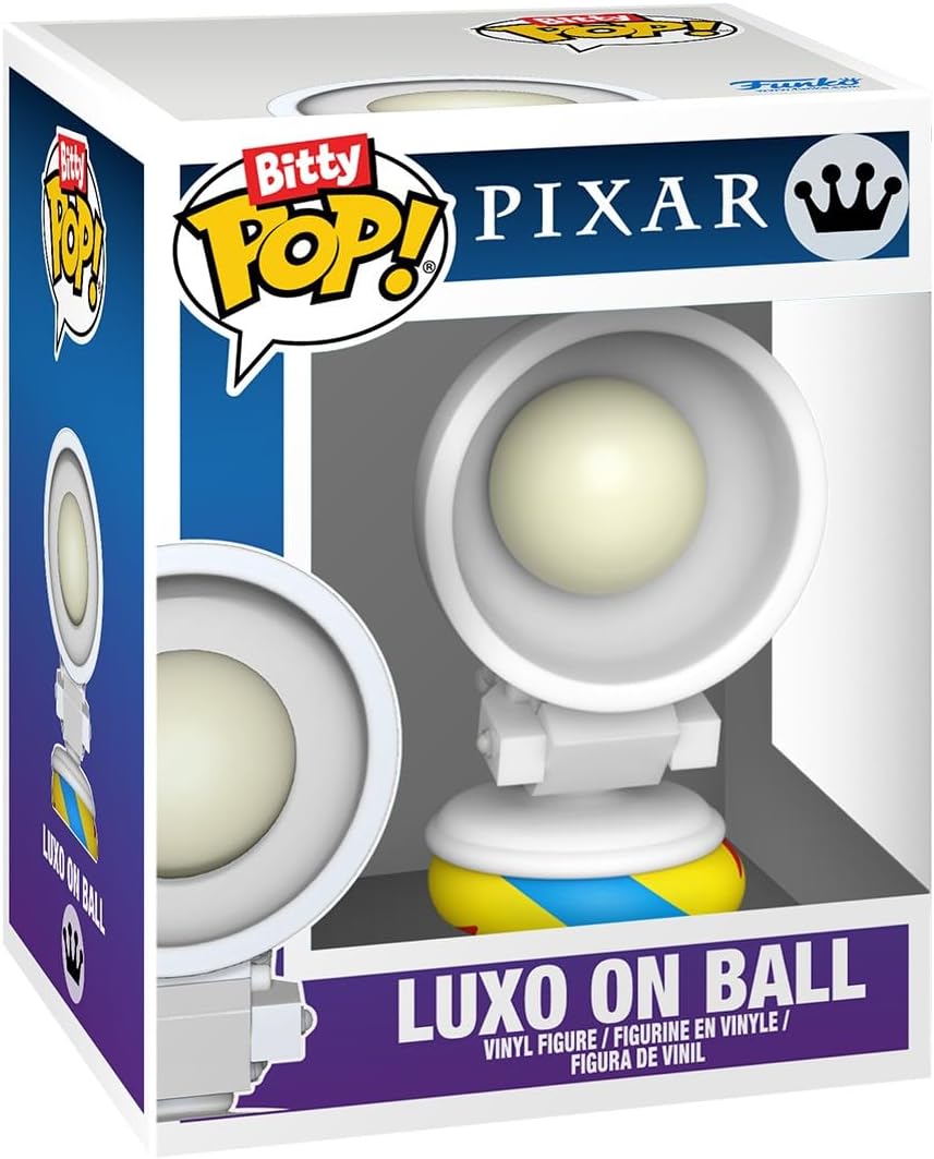 Bitty POP! Display: Pixar Ball - 0.9 Inch (2.2 Cm) Collectable - Stackable Display Shelf Included - Gift Idea - Party Bags Stocking