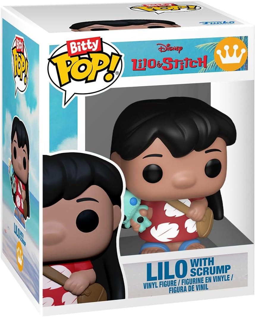 Funko Bitty Pop! Bitty Boxes: Lilo & Stitch - Lilo's Home Playset with 2-0.9 Inch Tiny Mini Figures - Disney: Lilo & Stitch - Collectible Display Case with Interior Scene and Storage