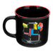 Paladone Pennywise TV Screen Heat Change Mug, 350ml Officially Licensed IT The Movie Ceramic Coffee Cup for Tea & Hot Chocolate, Gift for Horror Film Fans