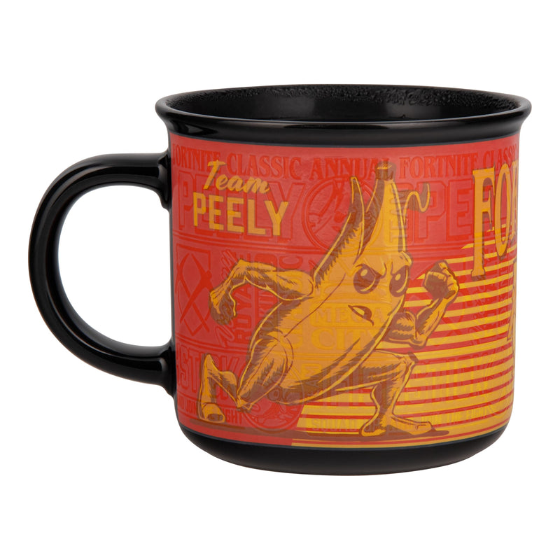 Paladone Fortnite Peely and Fishstick Heat Change Mug 350ml, Officially Licensed Ceramic Coffee Cup for Hot Drinks, Gamer Gift for Boys, Girls, Men, Women