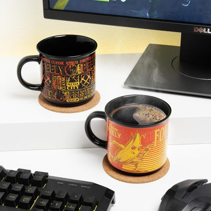 Paladone Fortnite Peely and Fishstick Heat Change Mug 350ml, Officially Licensed Ceramic Coffee Cup for Hot Drinks, Gamer Gift for Boys, Girls, Men, Women