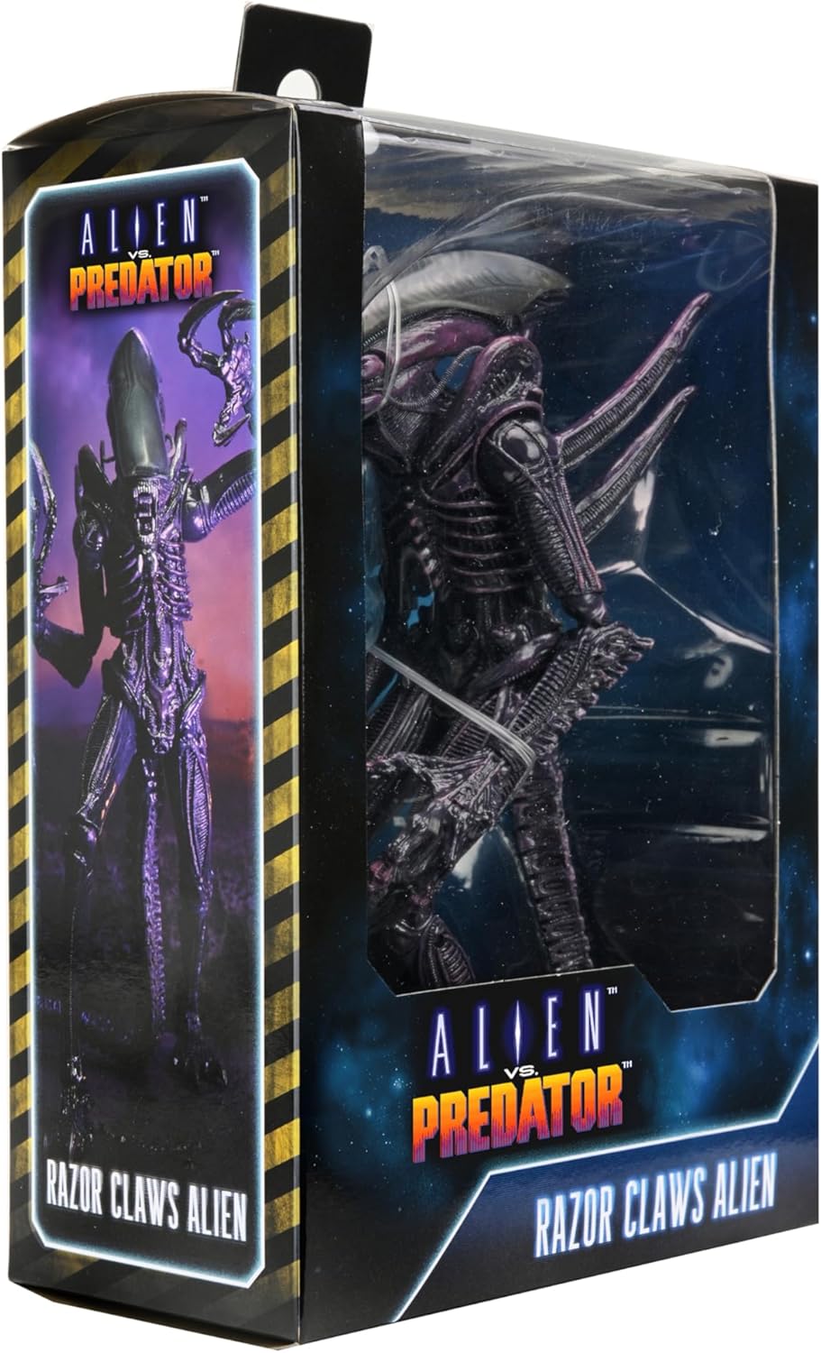 NECA Alien 17.8-cm Action Figure, Razor Claws Alien vs. Predator, Grey, Printed, 100% Plastic
