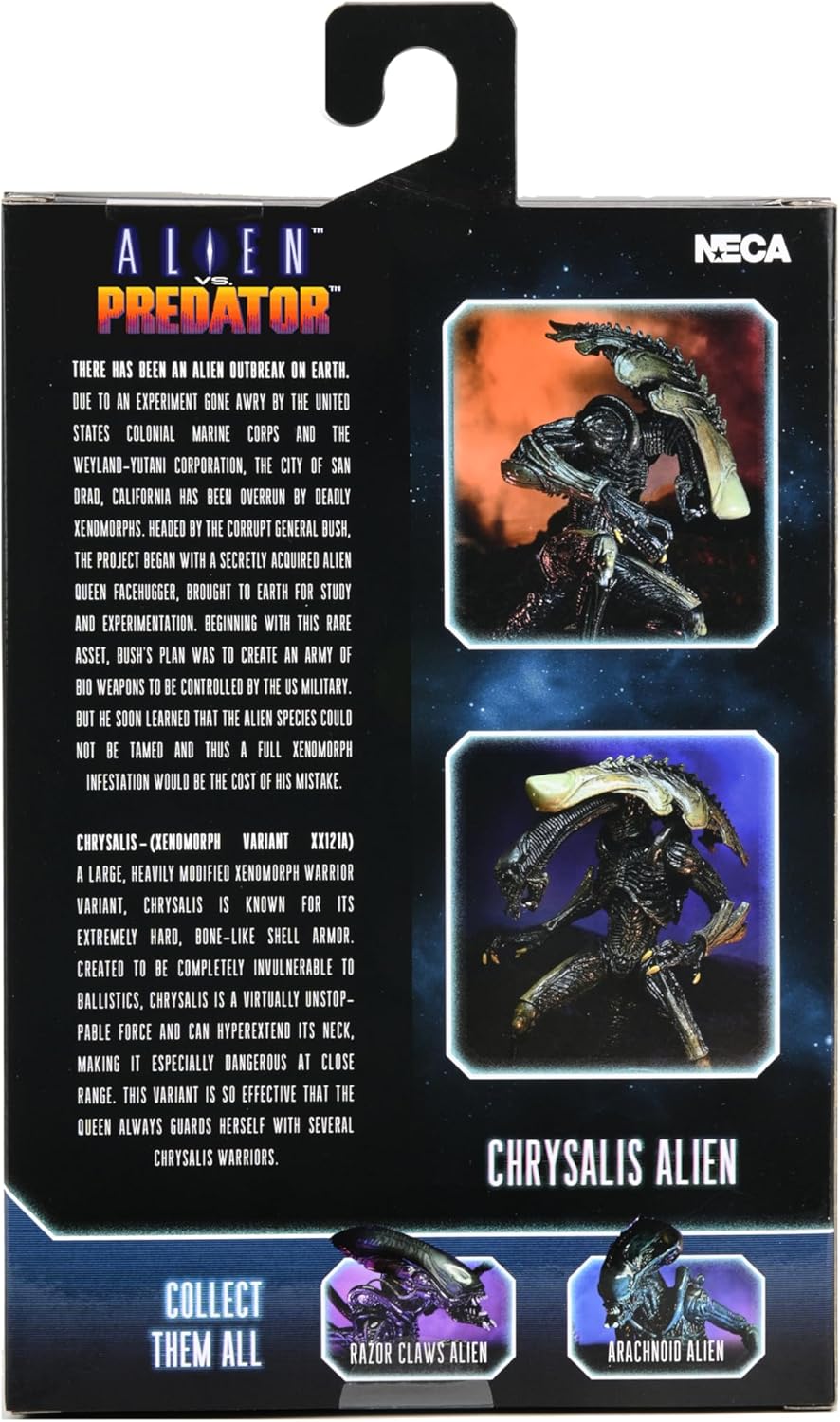 NECA - Figurine Alien VS Predator - Chrysalis Alien 18cm - 0634482517192