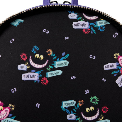 Loungefly Disney Alicia en el País de Las Maravillas Lenticular Mini Mochila