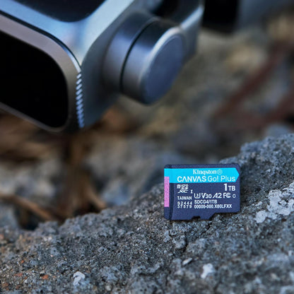 Kingston Canvas Go Plus microSDXC Memory Card Gen4 200MB/s A2 U3 V30 1TB Card + Adapter-SDCG4/1TB