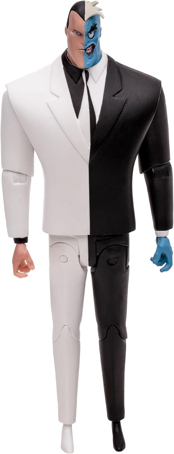 McFarlane Toys The New Batman Adventures Two-Face 6 Inches Scale Figure - Highly Detailed Collectible with Articulation and Exclusive Accessories