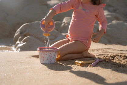 Little Dutch 2014446 strandset emmerset 5-delig - Pink Flowers