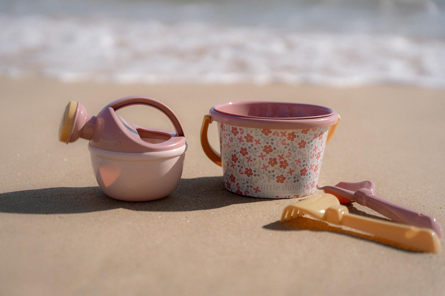 Little Dutch 2014446 strandset emmerset 5-delig - Pink Flowers
