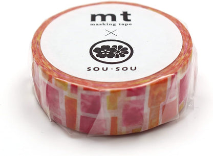 MT SOU SOU Washi Masking Tape 15mm x 7m - hanazono