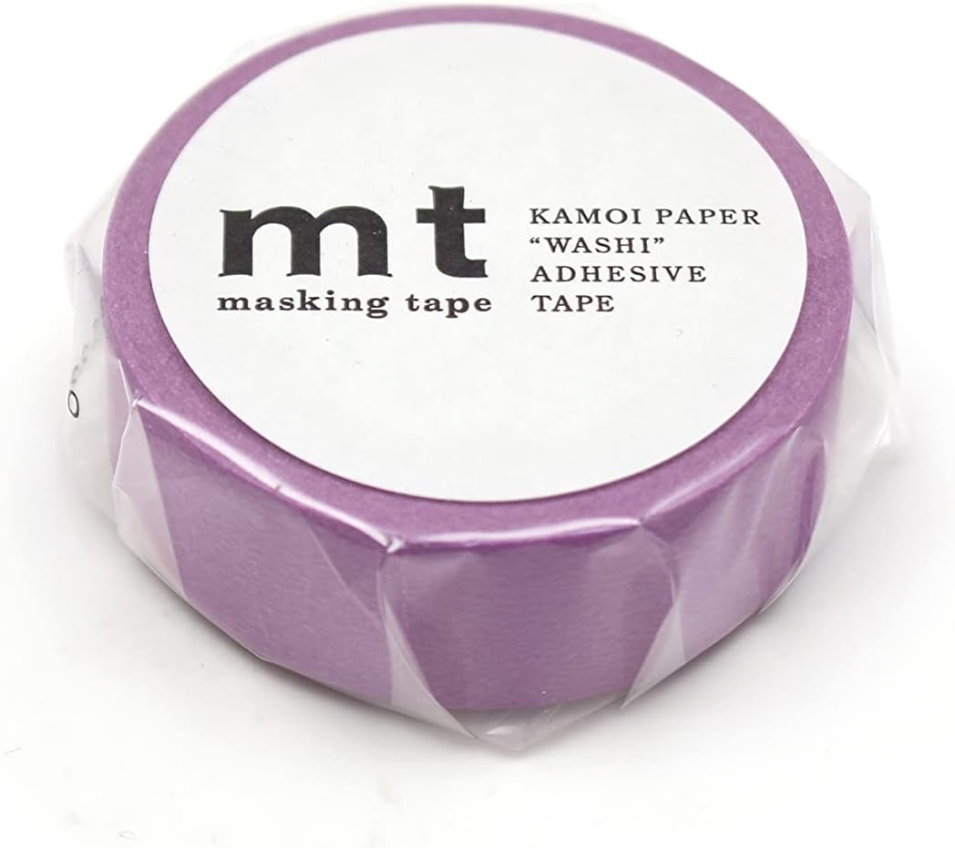 MT Washi Masking Tape - Matte Purple - 1 Roll