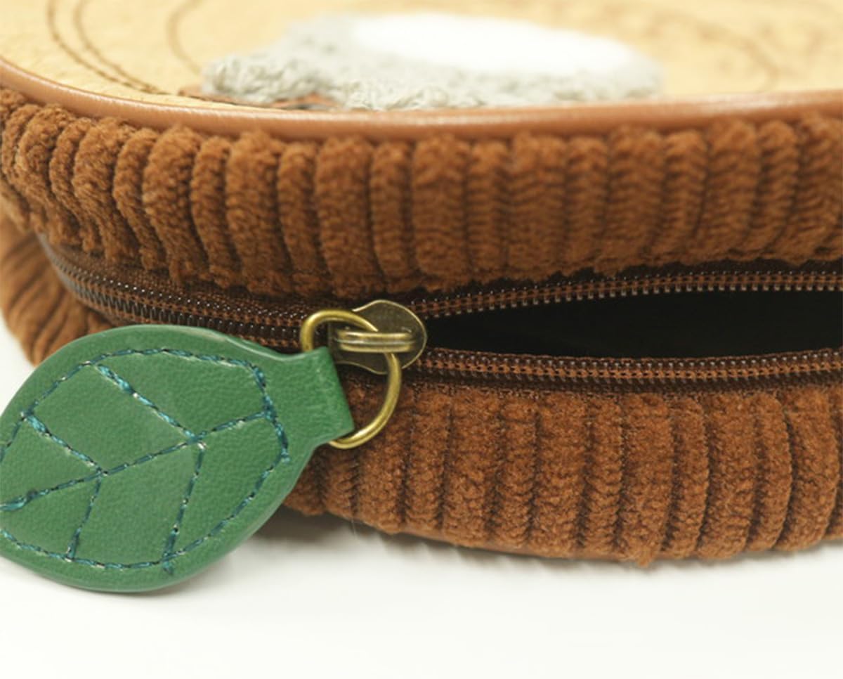 My Neighbor Totoro Coin Purse / Pouch Kurosuke Round Log