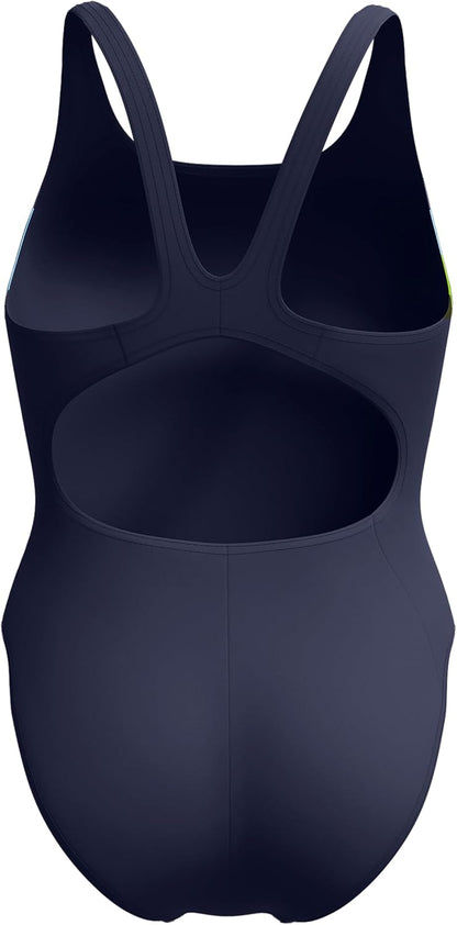 Speedo Women's Colourblock 2.0 Swimsuit Swimming Costume Blue