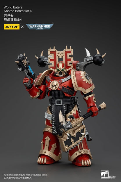 Warhammer 40K Action Figure 1/18 World Eaters Khorne Berzerker 4 13 Cm