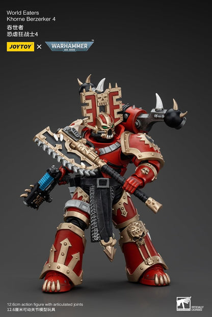 Warhammer 40K Action Figure 1/18 World Eaters Khorne Berzerker 4 13 Cm
