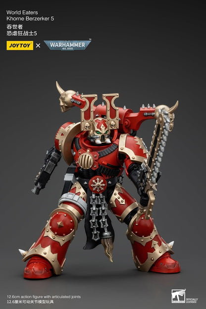 JoyToy Warhammer 40k : World Eaters Khorne Berzerker 5 Figurine d'action à l'échelle 1:18