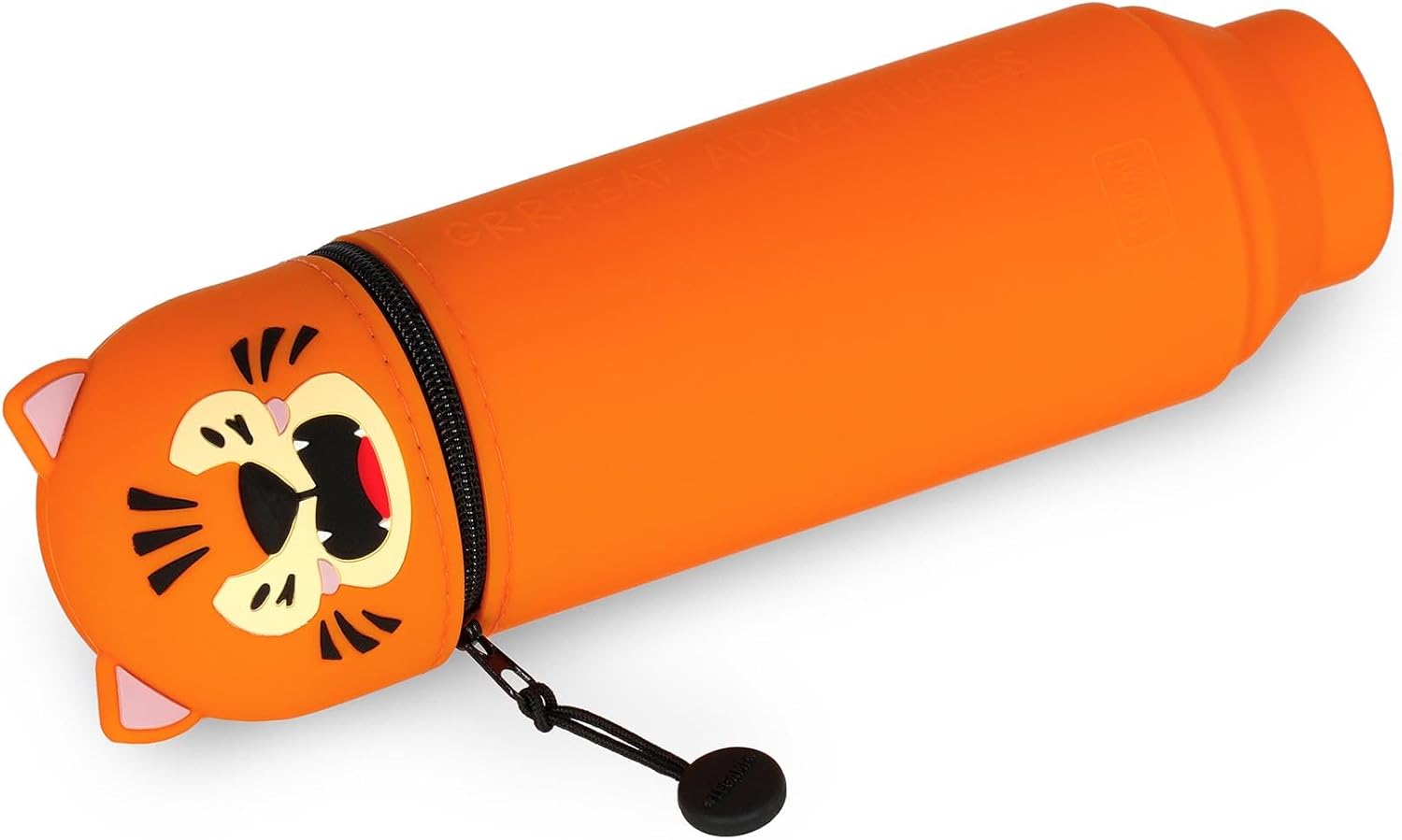 LEGAMI - 2-in-1 Soft Silicone Case - Kawaii Table Pen Holder, Zipper, Silicone, Pen Bag, Colouring Pencils Marker, H 18.5 cm