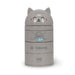 Legami - Desk Organiser, Desk Organiser with 3 Side Opening Drawers, Top Compartment with Sliding Closure, Kitty Theme
