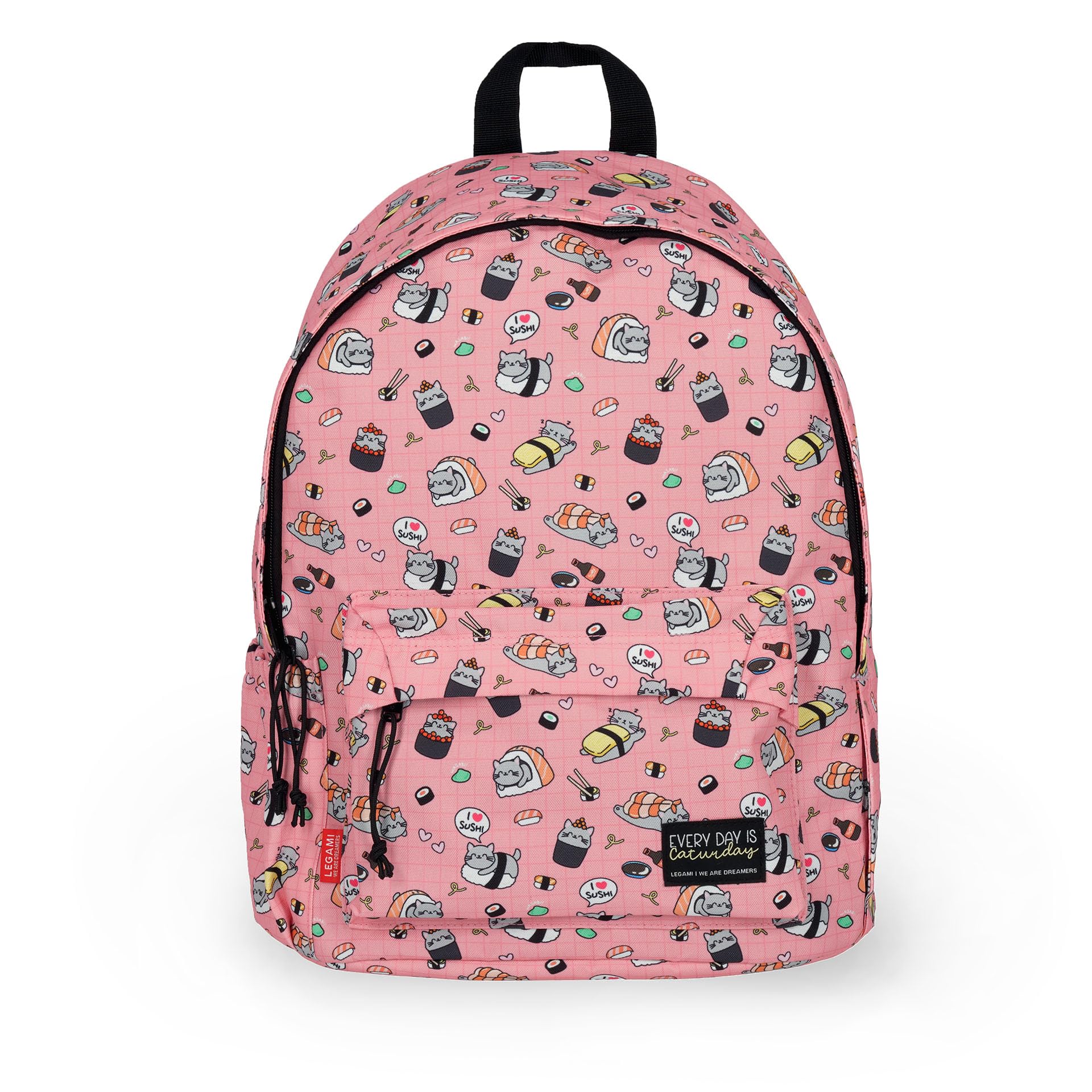 Legami - Zaino Per Scuola My Backpack, Cartella Scuola Foderata e Imbottita, Chiusura a Zip, Tasca Interna per Laptop e Tablet, Utilizzabile per viaggiare 32 L, 35 x 45 x 20 cm