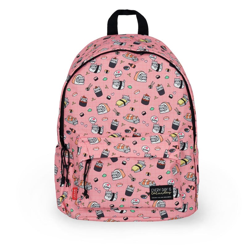 Legami - Zaino Per Scuola My Backpack, Cartella Scuola Foderata e Imbottita, Chiusura a Zip, Tasca Interna per Laptop e Tablet, Utilizzabile per viaggiare 32 L, 35 x 45 x 20 cm