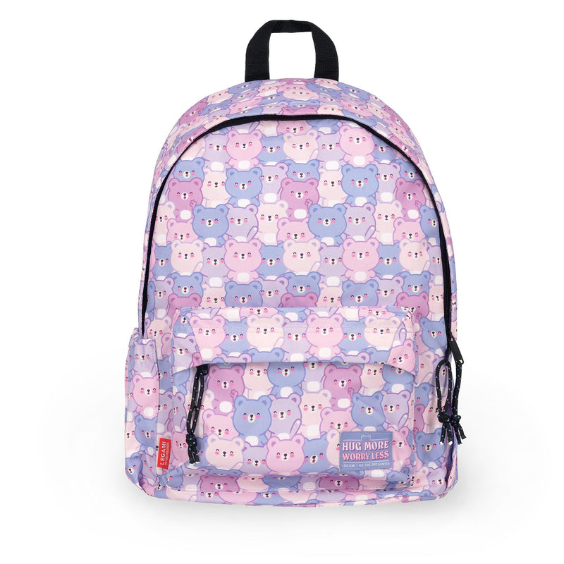 Legami - Zaino Per Scuola My Backpack, Cartella Scuola Foderata e Imbottita, Chiusura a Zip, Tasca Interna per Laptop e Tablet, Utilizzabile per viaggiare 32 L, 35 x 45 x 20 cm