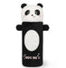 Legami - Super Soft Pencil Case, Panda Theme, Soft Pencil Case, Card with Colouring Pad Included, 100% Polyester, Super Soft Pencil Case
