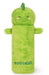 Legami - Super Soft Pencil Case, Dino Theme, Soft Pencil Case, Card with Colouring Pad Included, 100% Polyester, Super Soft Pencil Case
