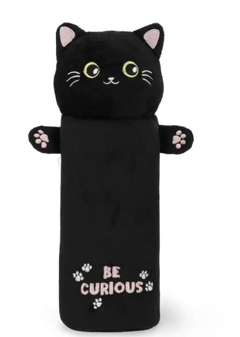 Legami - Super Soft Pencil Case, Kitty Theme, Soft Pencil Case, Card with Colouring Pad Included, 100% Polyester, Super Soft Pencil Case