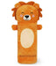 Legami - Super Soft Pencil Case, Lion Theme, Soft Pencil Case, Card with Colouring Pad Included, 100% Polyester, Super Soft Pencil Case