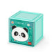 LEGAMI - Cutie Cubes Panda Desk Organiser Storage Box Sticker Sheet Included Stackable Multifunctional ABS 90 x 90 x 100 cm