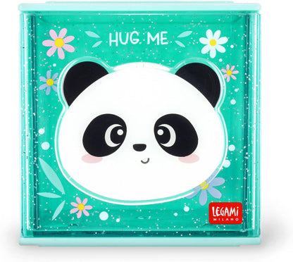 LEGAMI - Cutie Cubes Panda Desk Organiser Storage Box Sticker Sheet Included Stackable Multifunctional ABS 90 x 90 x 100 cm