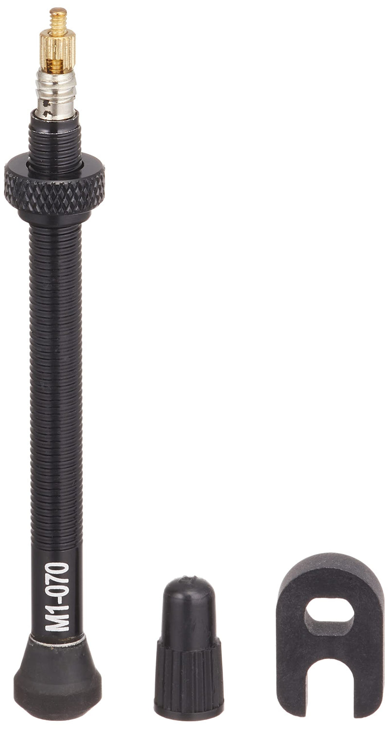 Fulcrum Unisex - Adult Tubeless Valve 07471683 Tubeless Valve Black/Silver 70mm