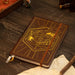 GlassStaff DnD 5e Character Notebook Journal – Player journal – Character sheet - PU leather journal dnd - Dungeons and Dragons Quest - dnd character sheets (Brown