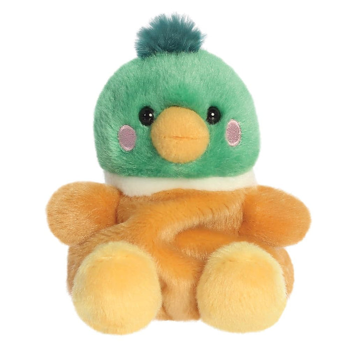 Aurora, 33993, Palm Pals Puddles Mallard Duck 5In, Soft Toy, Multicolour