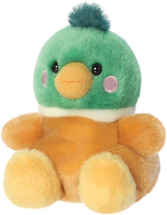 Aurora, 33993, Palm Pals Puddles Mallard Duck 5In, Soft Toy, Multicolour