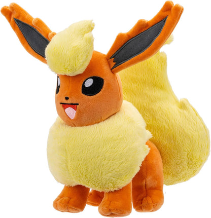 Pokémon Eevee Evolution Plush 4 Pack - Four 8-Inch Pokemon Plush of Eevee, Flareon, Jolteon, and Vaporeon